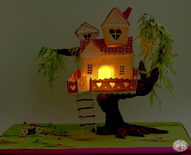Gravity Defying Tree House (Pretty Pink for Yasmine Collaboration)