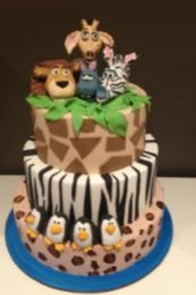 Madagascar Cake cake by Metro Designer Cakes by Belinda