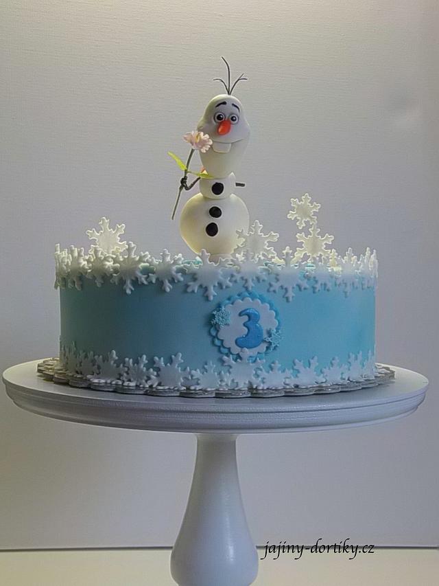 Happy Birthday From Olaf Cake By Jana Cakesdecor