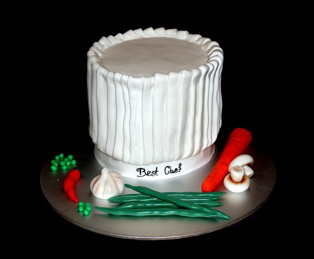 Chef Hat Cake Decorated Cake By Urszula Landowska Cakesdecor 4075