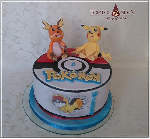 Pokemon: Pikachu & Raichu - Cake by Tortolandia - CakesDecor