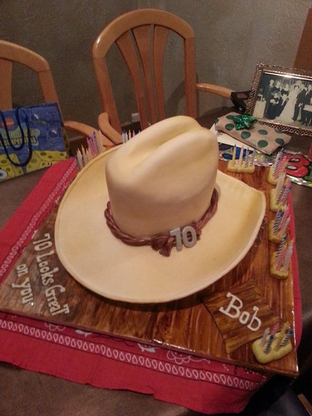 Cowboy Hat Birthday Cake