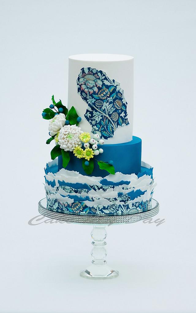 William Morris "Wey" inspired cake
