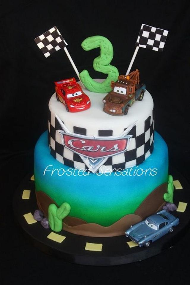 Cars Cake - Cake by Virginia - CakesDecor