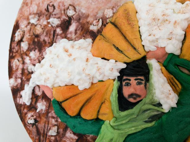 Cotton Farmer  "Spectacular pakistan :An International Sugar art Collaboration"