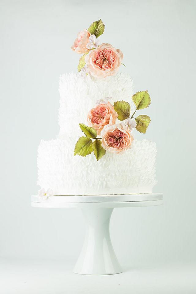 Frill cake - Decorated Cake by Lina Veber - CakesDecor