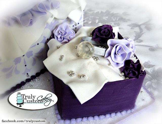 purple bridal shower