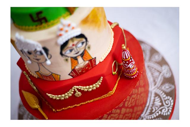 bengali-wedding-cake-by-joyeeta-lahiri-cakesdecor