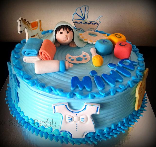 Half birthday - Decorated Cake by vasu - CakesDecor