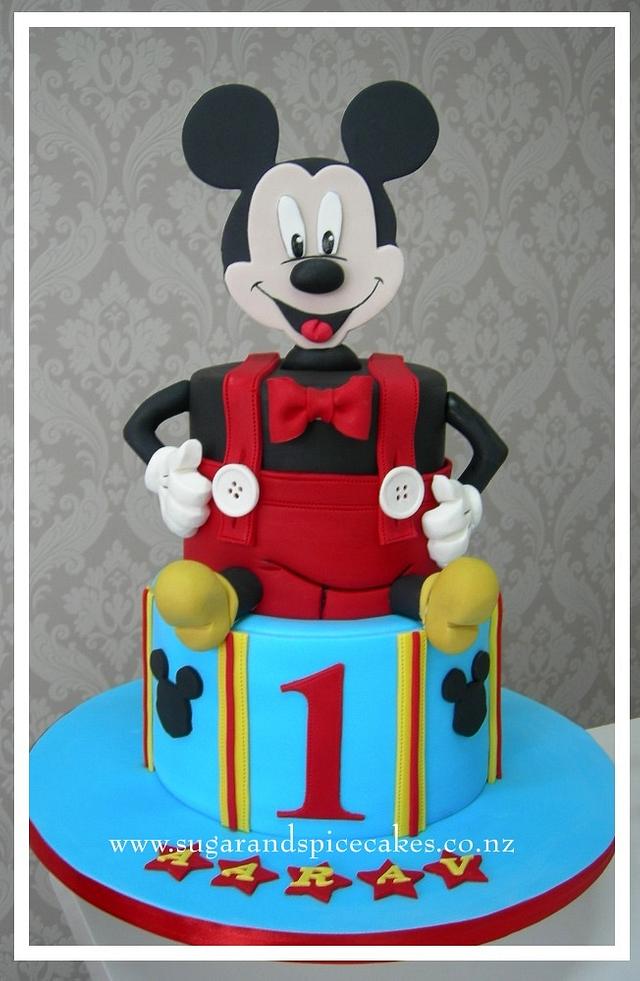 Mickey Mouse Cake - Decorated Cake by - CakesDecor