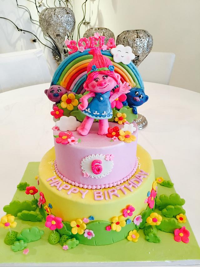 Trolls - Decorated Cake by Malika - CakesDecor