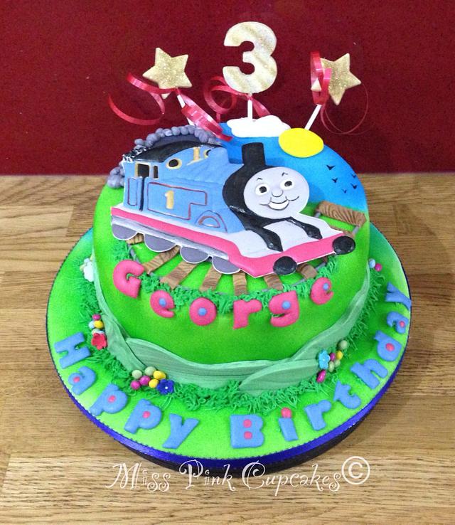 Thomas the tank engine - Decorated Cake by Rachel Bosley - CakesDecor