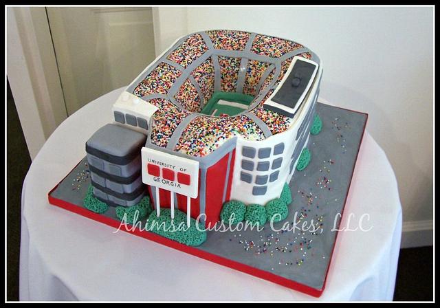 Football Stadium cake