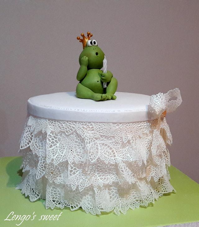 Princess Frog Birthday Cake Cake By Lengo S Sweet Cakesdecor