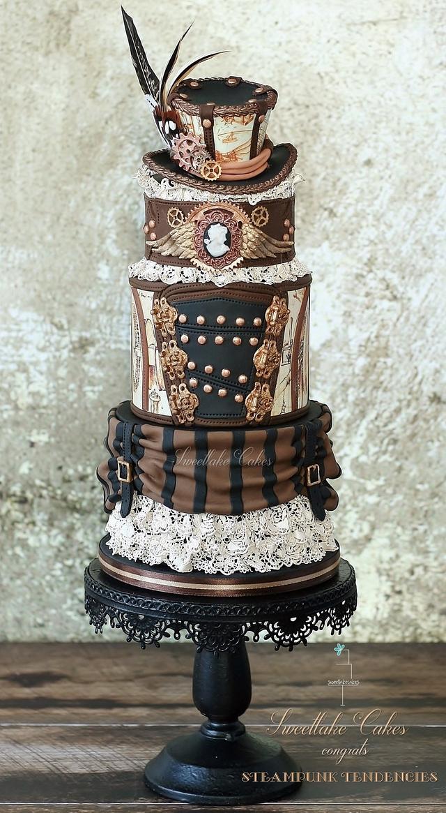 Victorian Steampunk Wedding Cake | The Cake Blog
