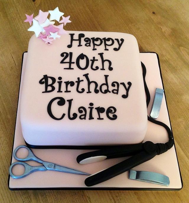 Hairdressers Cake Cake By Cherry Delbridge Cakesdecor