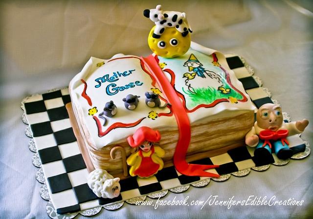 Mother Goose Birthday Cake Cake by Jennifer's Edible