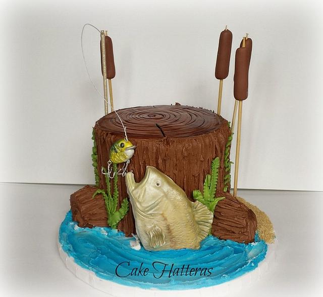 Large Mouth Bass Groom's Cake