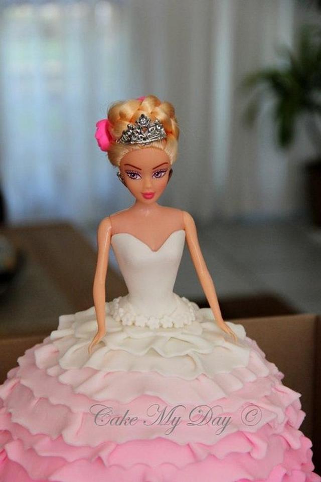 Princess Doll Cake Cake by Cake My Day CakesDecor