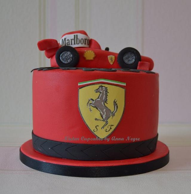 Ferrari Cake - Decorated Cake By Nectarcupcakes - Cakesdecor