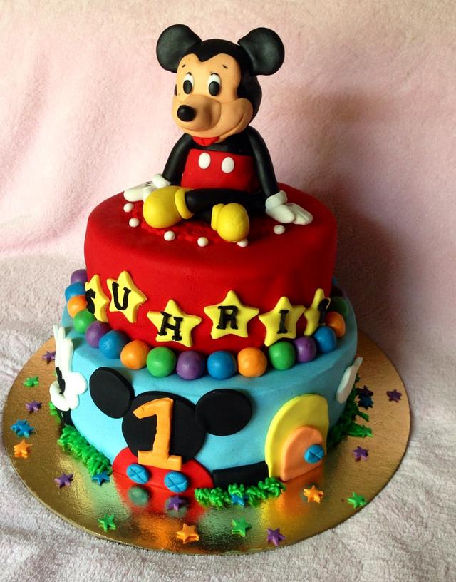 Mickey clubhouse cake - Cake by Sweettempt - CakesDecor