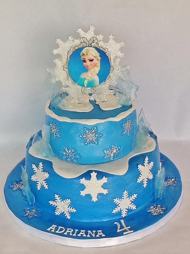 Frozen! - Decorated Cake by Enza - Sweet-E - CakesDecor