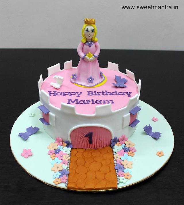 Frozen Castle Girls Birthday Cake | by EliteCakeDesigns Sydney