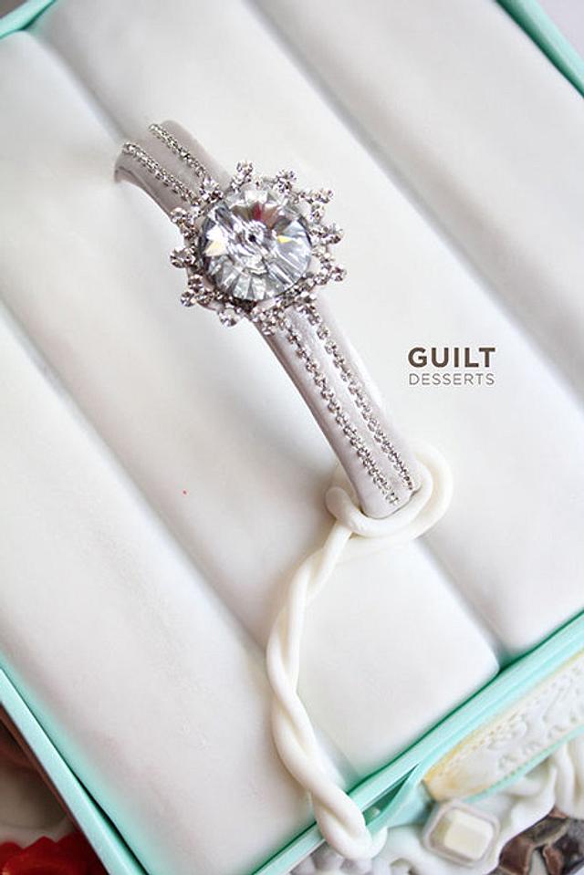 Diamond Ring Cake Cake by Guilt Desserts CakesDecor