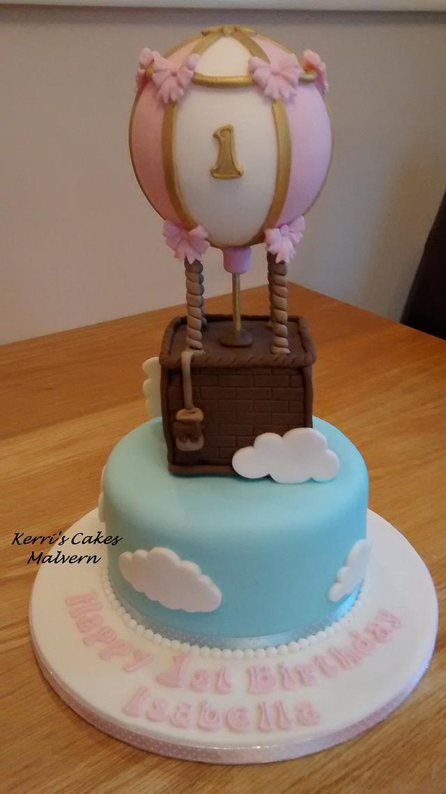 Hot Air Balloon - Decorated Cake by Kerri's Cakes - CakesDecor