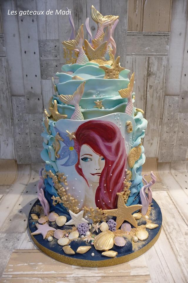 Mermaid - Decorated Cake by ginaraicu - CakesDecor