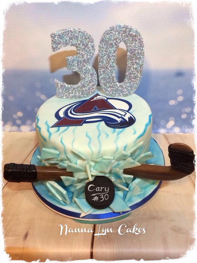 Ice hockey cake - Cake by Nanna Lyn Cakes - CakesDecor