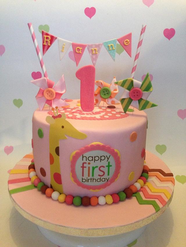 Sweet At One Birthday Cake Decorated Cake By Gaynor S CakesDecor Au1sv4hphsbgwzr6ddle