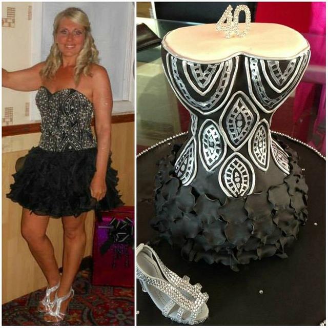 Birthday Dress - Decorated Cake by Wendy - CakesDecor