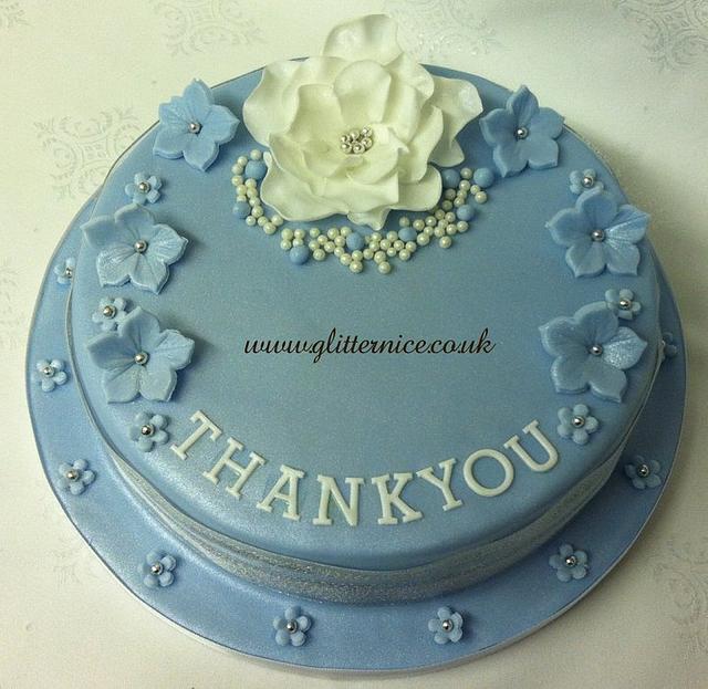 Thankyou Cake Decorated Cake by Alli Dockree CakesDecor