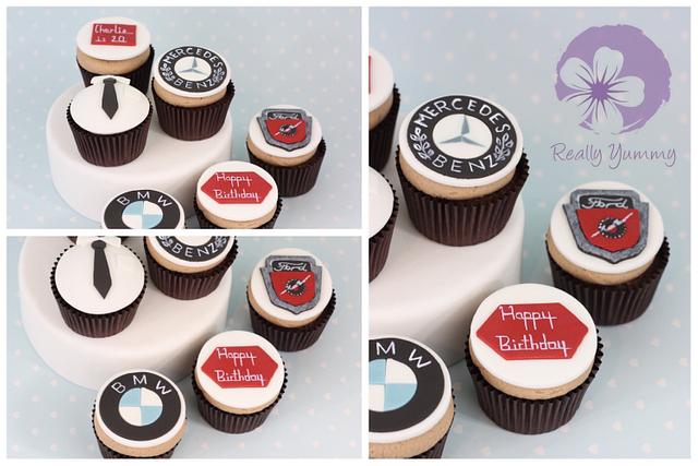 Classic Car Cupcakes Cake By Really Yummy Cakesdecor