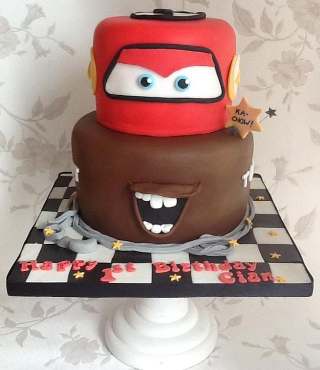 Pixar's cars cake - Cake by onceuponatimecakes - CakesDecor