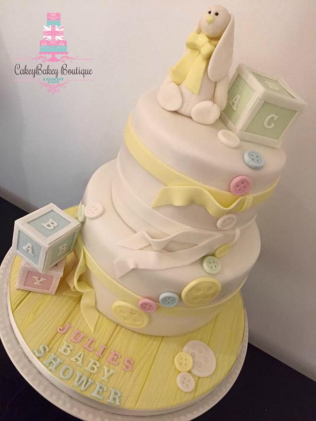 Baby Shower Cake - Decorated Cake by CakeyBakey Boutique - CakesDecor