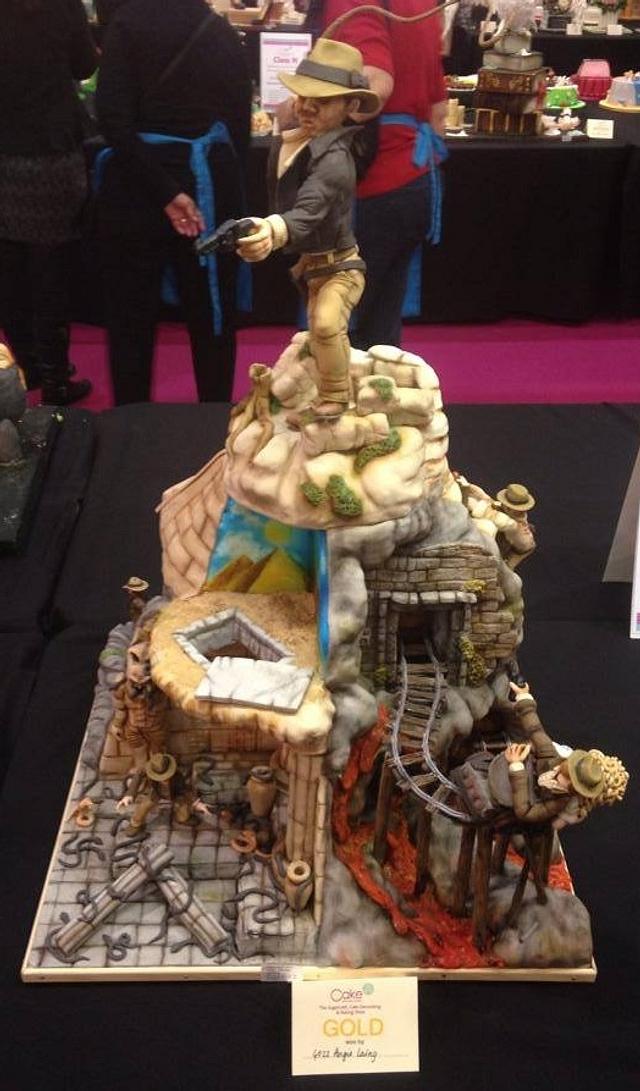 Indiana Jones Cake Gold Award Cake International London 2014