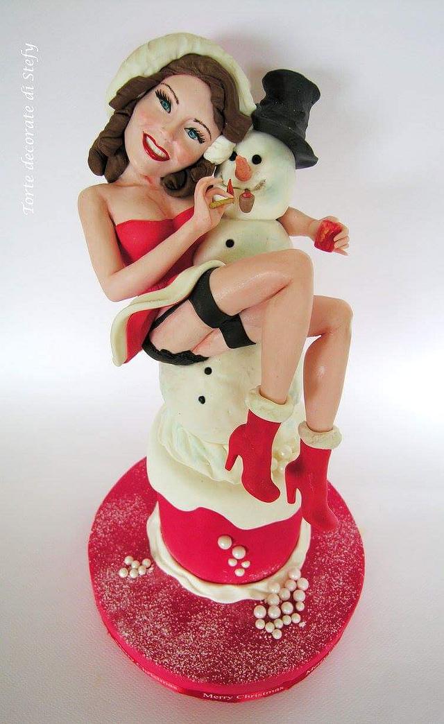 Cpc Christmas collaboration -Pin up and Frosty