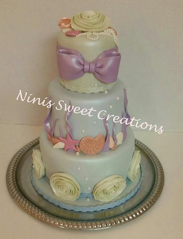 Under The Sea Themed Birthday Cake Cake By Maria Cakesdecor