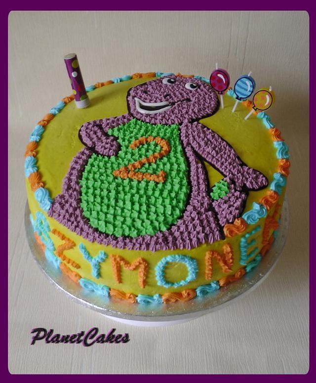 Barney cake - Decorated Cake by Planet Cakes - CakesDecor