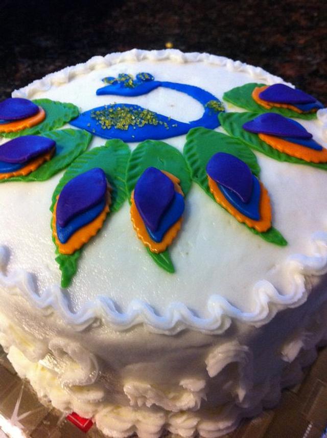 Peacock Cake - Cake by ShrdhaSweetCreations - CakesDecor