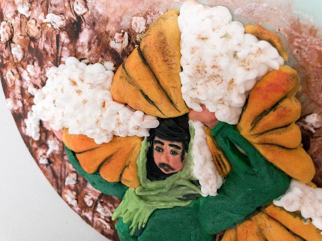 Cotton Farmer  "Spectacular pakistan :An International Sugar art Collaboration"