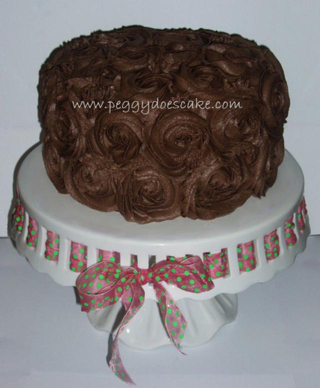 Amanda's Chocolate Rose Cake