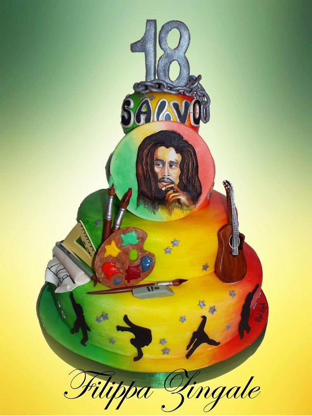 Bob Marley Cake Decorated Cake By Filippa Zingale Cakesdecor