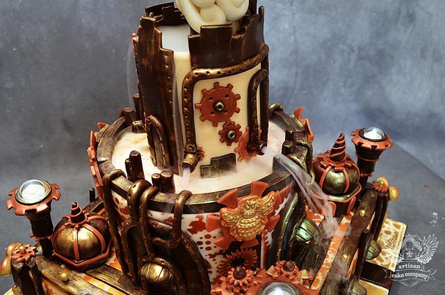 Steampunk Airship Cake - Cake By Liz Marek - Cakesdecor