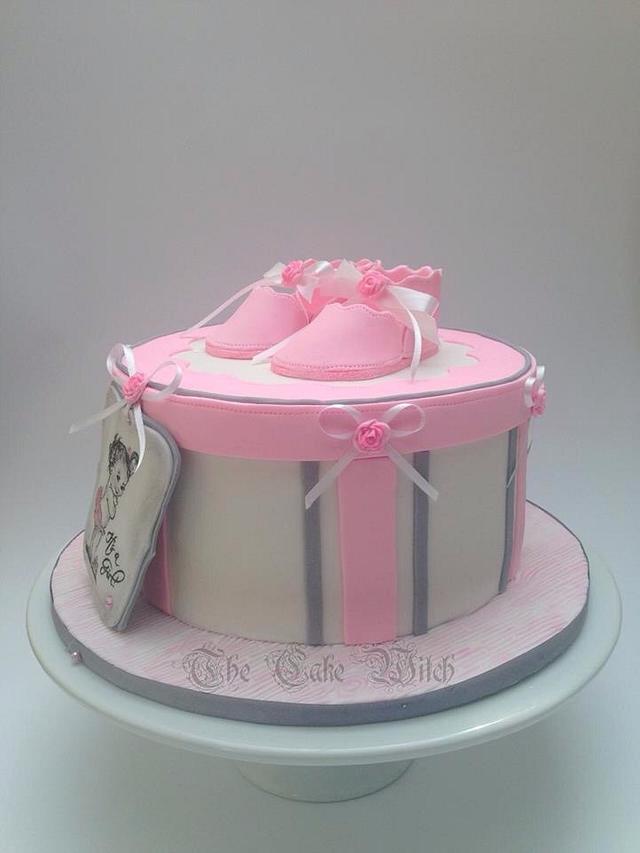 It's a Girl - Cake by Nessie - The Cake Witch - CakesDecor