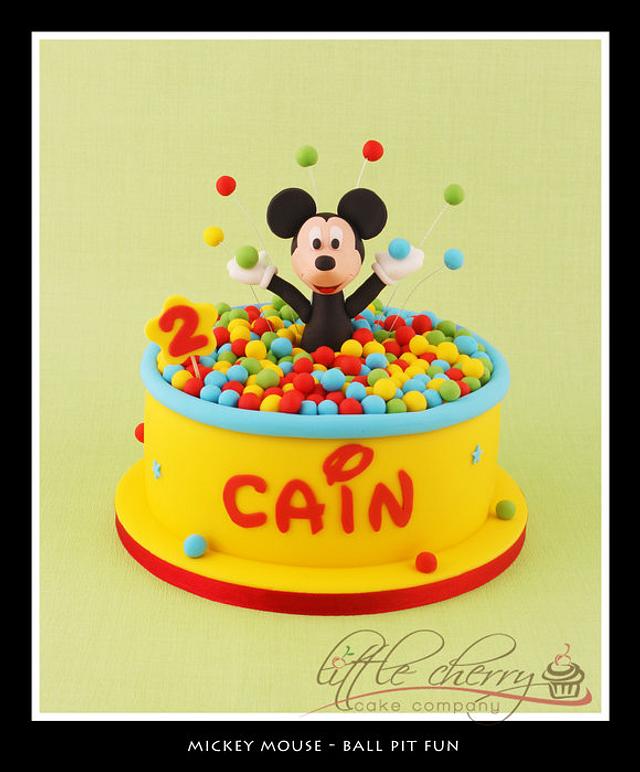 Mickey Mouse Ball Pit Fun Cake