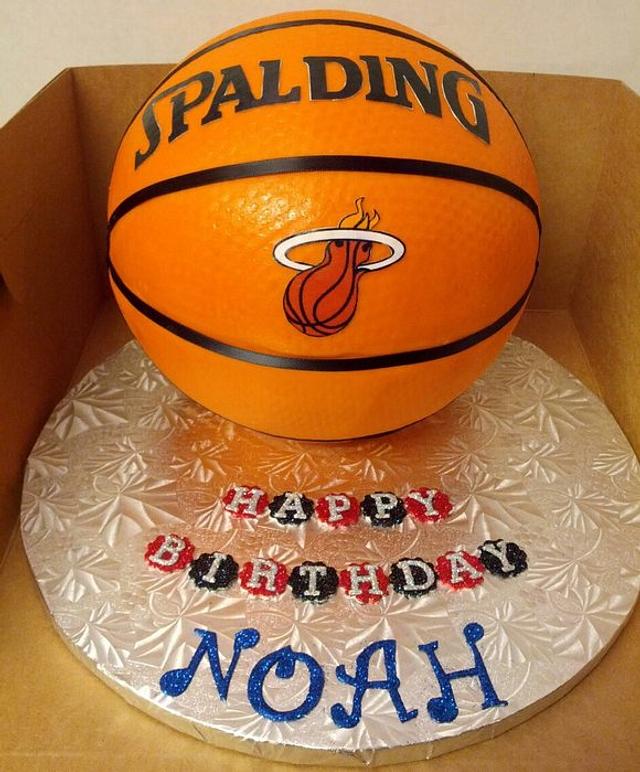 Basket Ball Birthday Cake - Decorated Cake by JB - CakesDecor