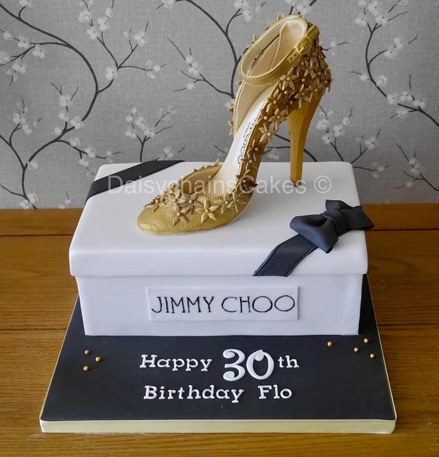 Jimmy Choo Shoe Cake Decorated Cake By Daisychains Cakesdecor 